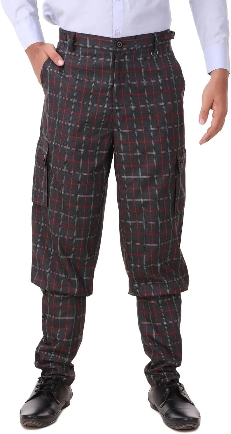 ThePirateDressing Steampunk Victorian Cosplay Costume Mens Airship Pants Trousers