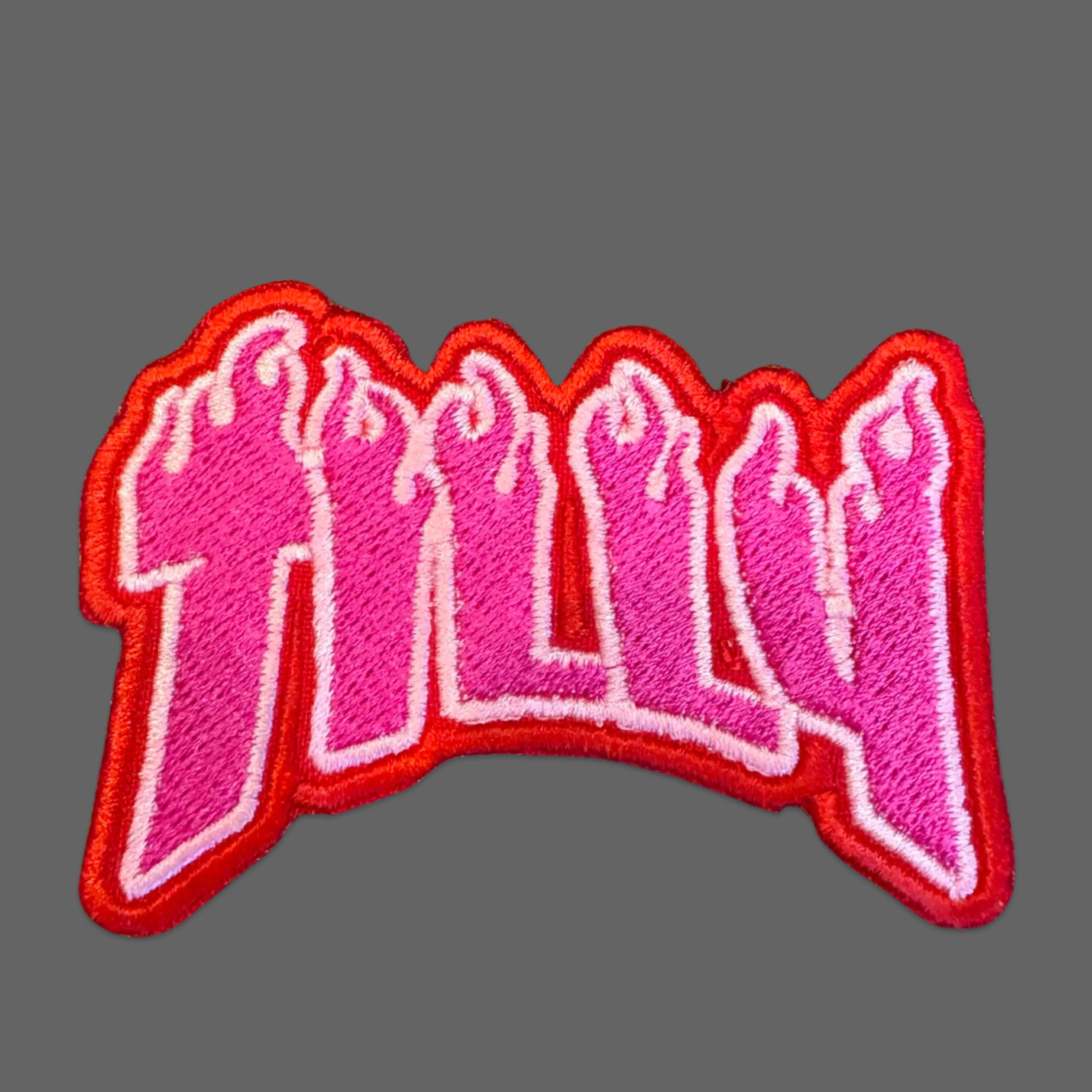 Thrasher skater font embroidered patch