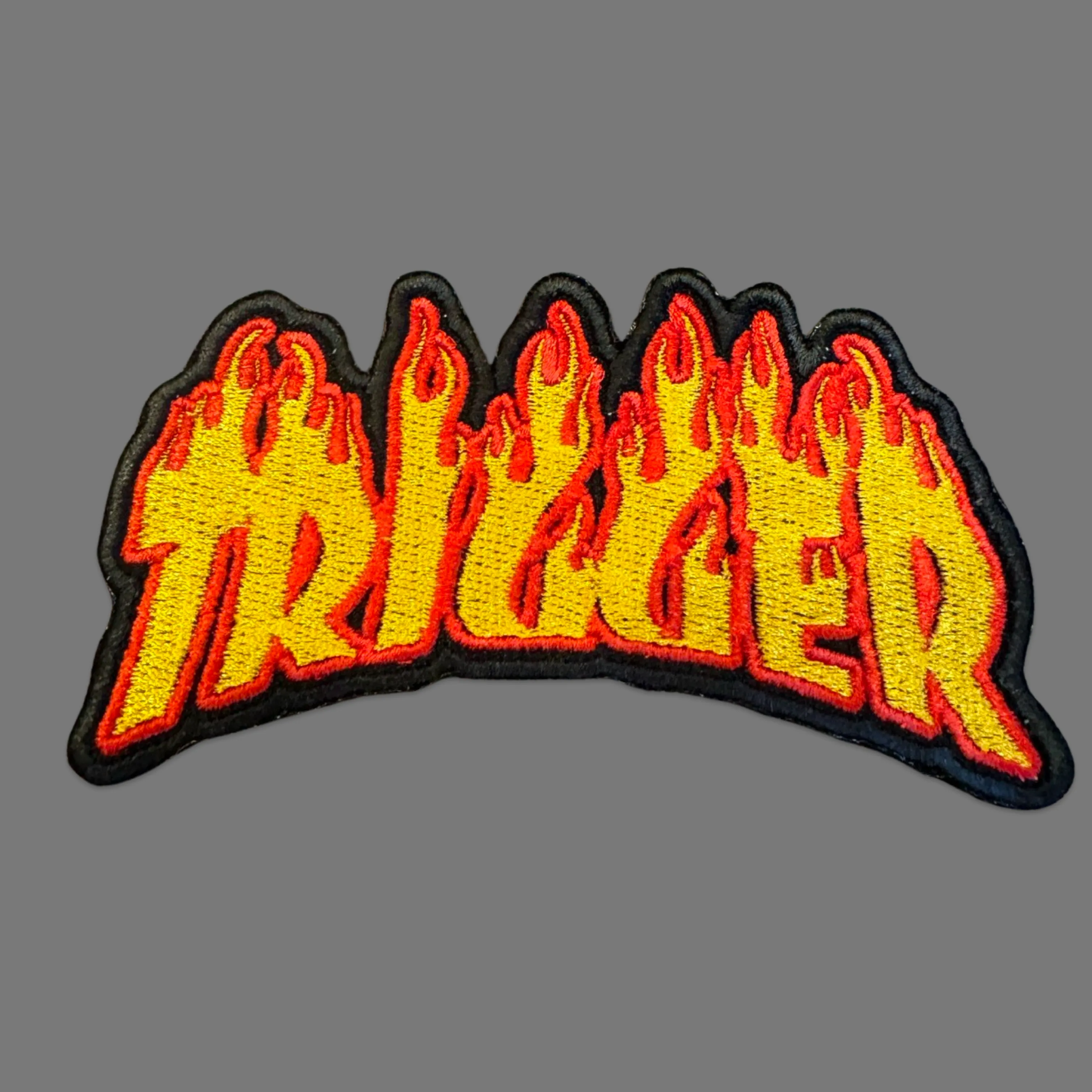 Thrasher skater font embroidered patch