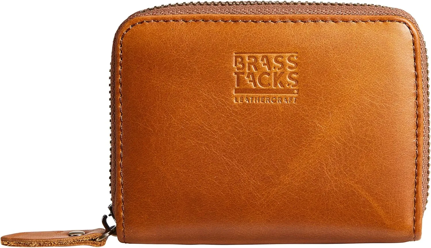 Vintage Full Top Grain Leather Wallet RFID Blocking Multi Card Case with Zipper Pocket Card Holder for Men Women Gift Box