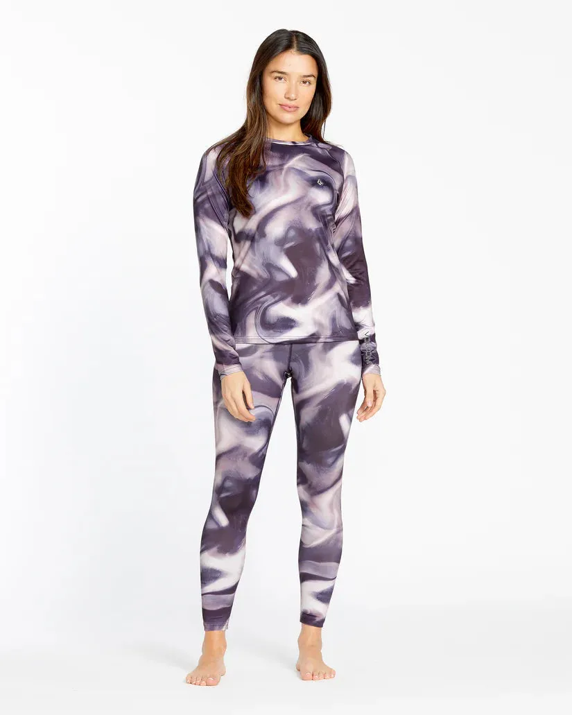 Volcom Women's V-Science Crew Base Layer Nirvana H2152502_NRV