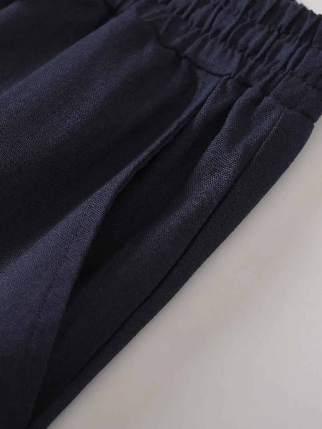 Weintee Women's Tall Linen Pants Long 34 Inch Inseam Wide Leg