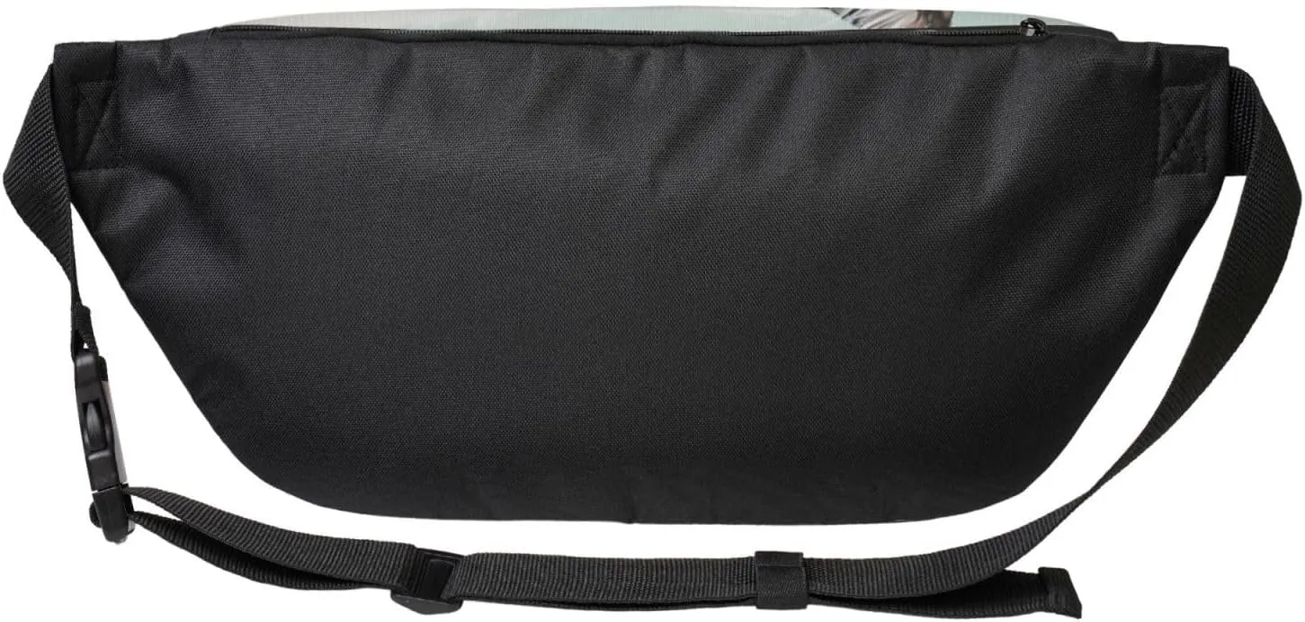 White Cat Sleeping Fanny Pack For Women Man, Waist Belt Bag Crossbody For Sports Travel Hiking Running Jogging