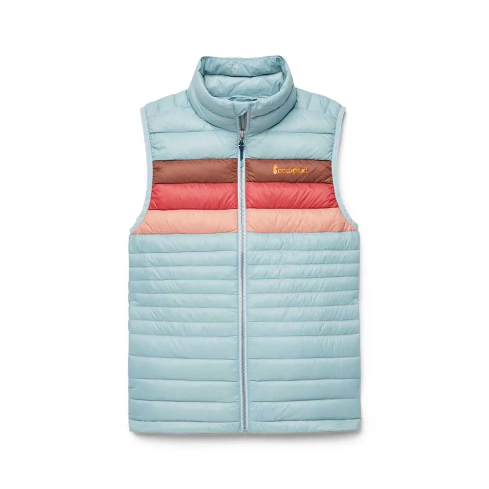 Women's Fuego Down Vest - Sea Spray Stripes