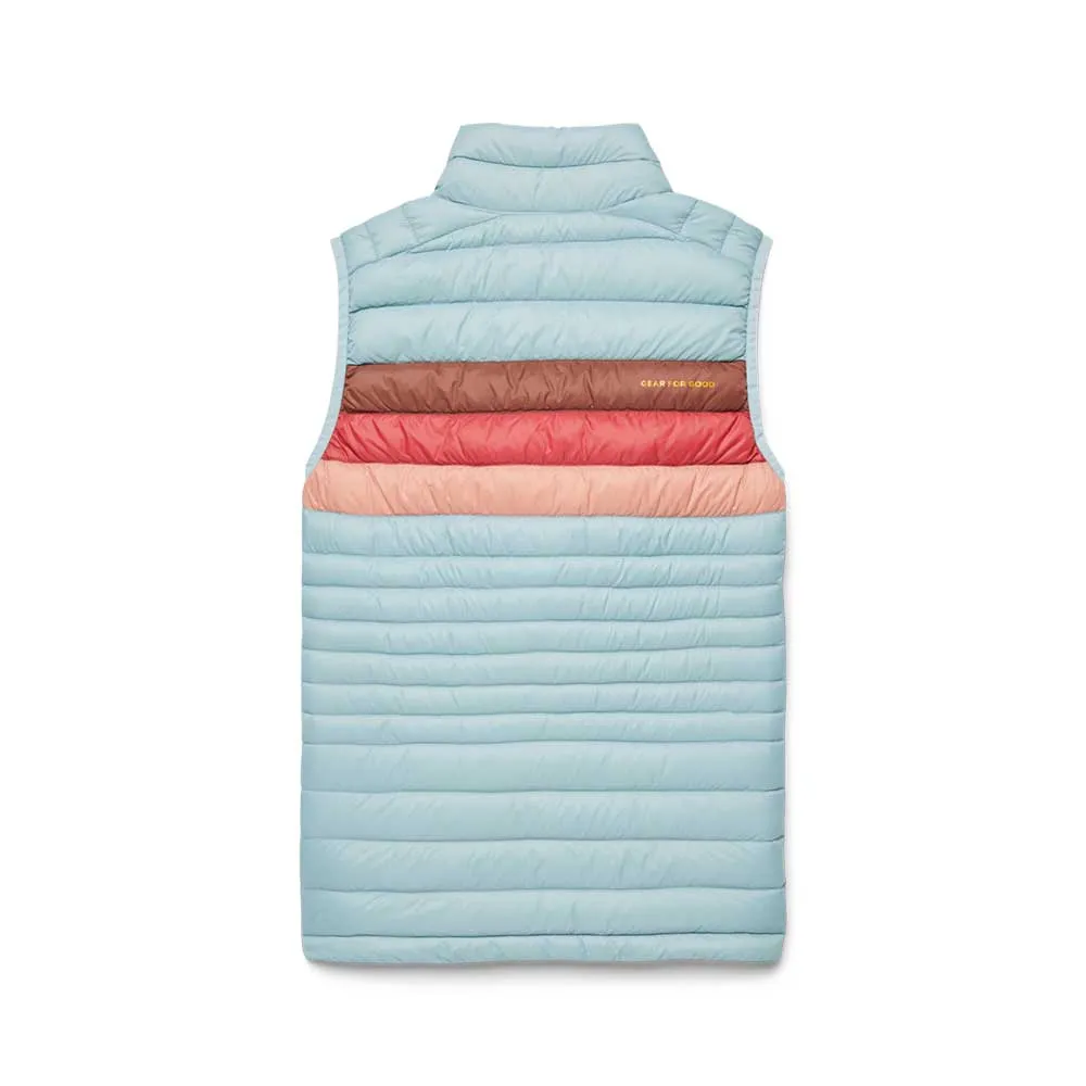 Women's Fuego Down Vest - Sea Spray Stripes
