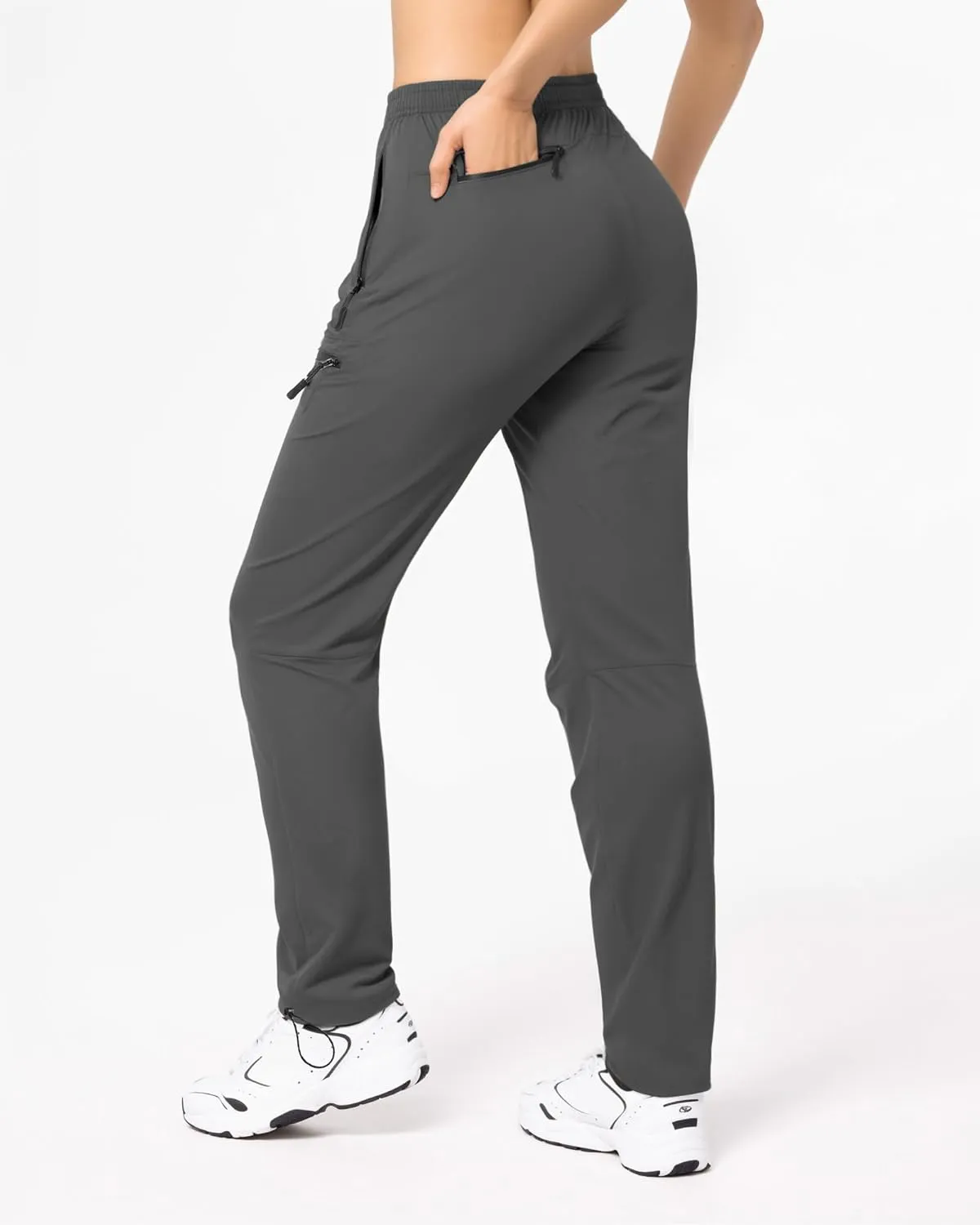 Womens Hiking Pants Quick Dry Tall Insteam 30"/32"/34"/36" Cargo Joggers Lightweight Breathable Pants with 5 Pockets