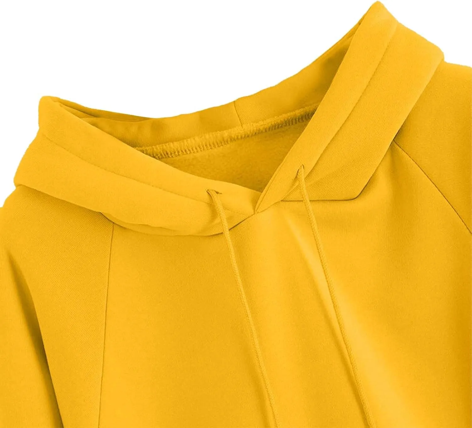 Women's Long Sleeve Fashion Hoodies Casual Oversized Loose Drawstring Pullover Crew Neck Long Sleeve Top with Pockets