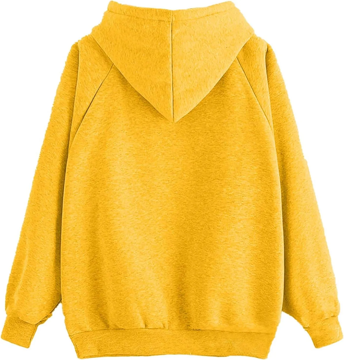 Women's Long Sleeve Fashion Hoodies Casual Oversized Loose Drawstring Pullover Crew Neck Long Sleeve Top with Pockets