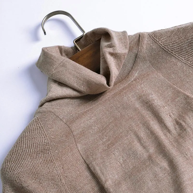 Wool Soft Elastic Sweaters and Pullovers Heap Collar Short Sleeve Summer Women Cashmere Sweater Female Brand jumpers Pullover