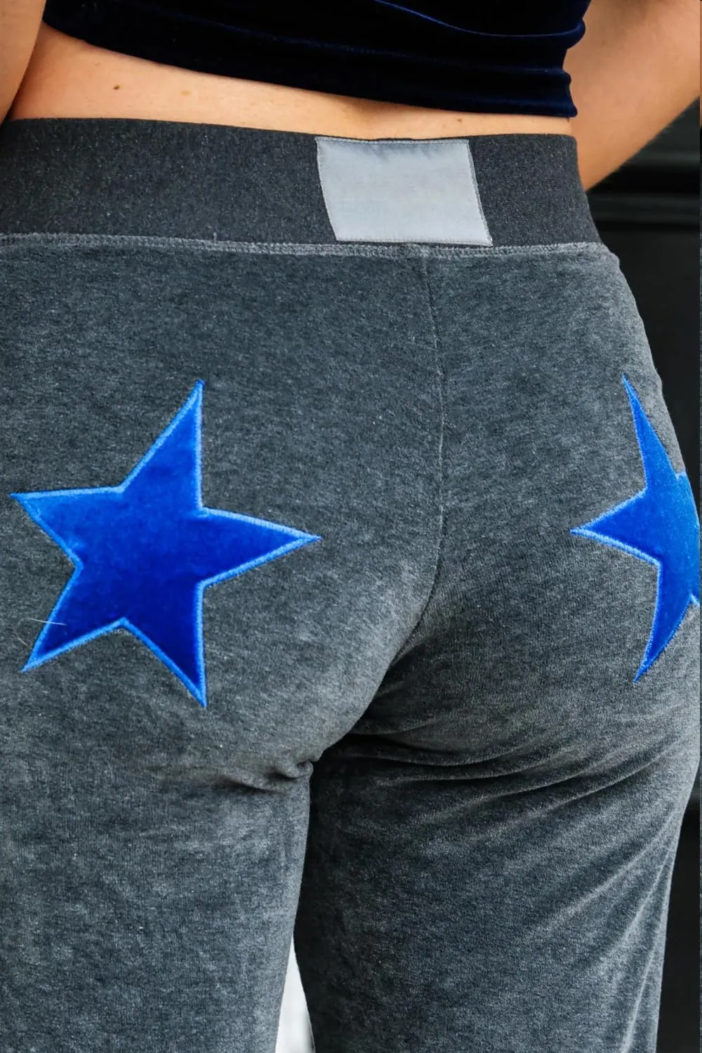 Y2k Wide Leg Sweatpants for Women Embroidered Star Joggers Flare Leggings Low Waist Baggy Lounge Yoga Sweat Pants