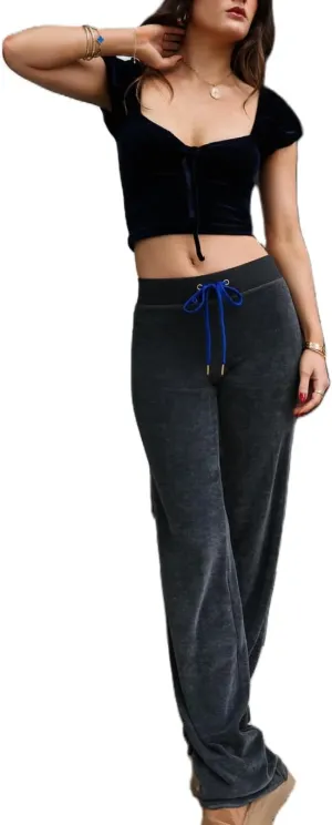 Y2k Wide Leg Sweatpants for Women Embroidered Star Joggers Flare Leggings Low Waist Baggy Lounge Yoga Sweat Pants